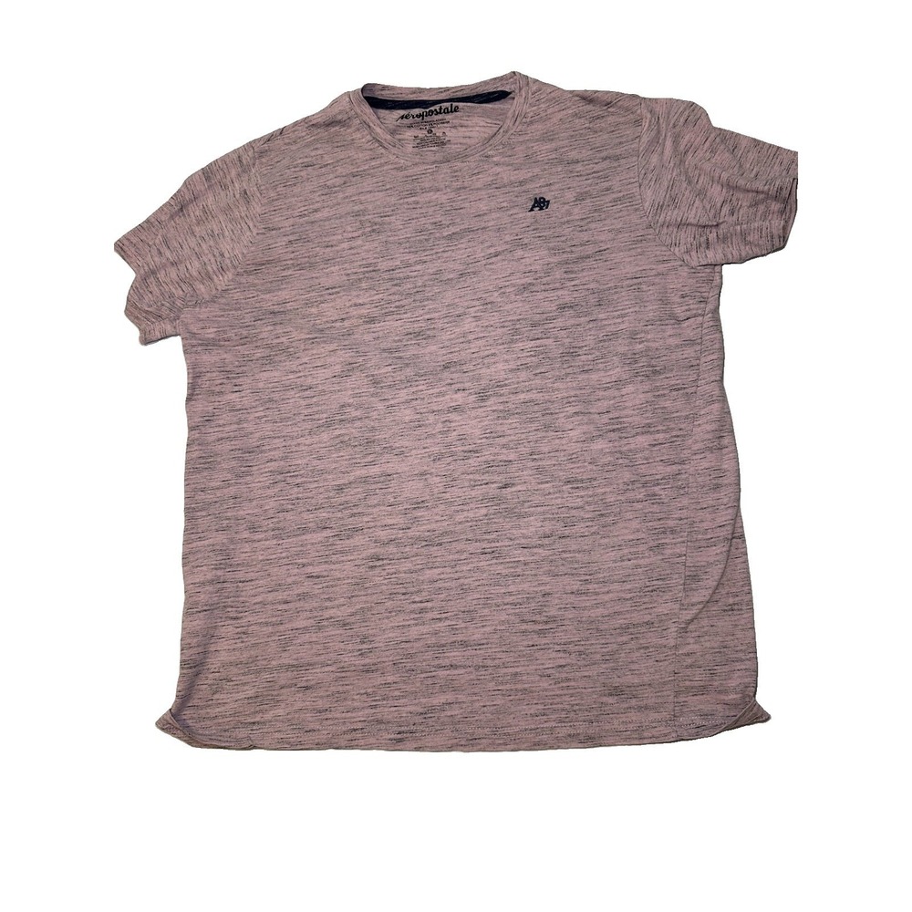Aeropostale A87 Heather Pink Space Dye Tshirt XL Y2K  Casual Soft Grunge Skater